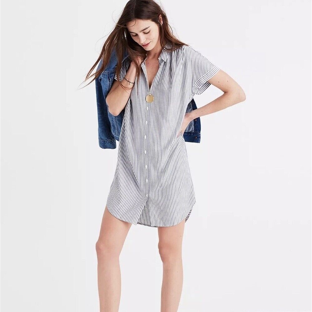 Madewell Central Stripe Shirtdress
